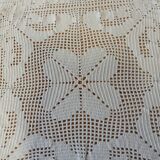 Antique crochet bedspread / tablecloth / curtain