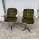 Set of two swivel chairs