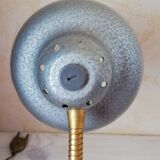Lampe de bureau ancienne métal gris