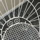Wrought iron garden dining set, Italy 1960