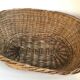 Vintage rattan wicker basket popular art laundry basket