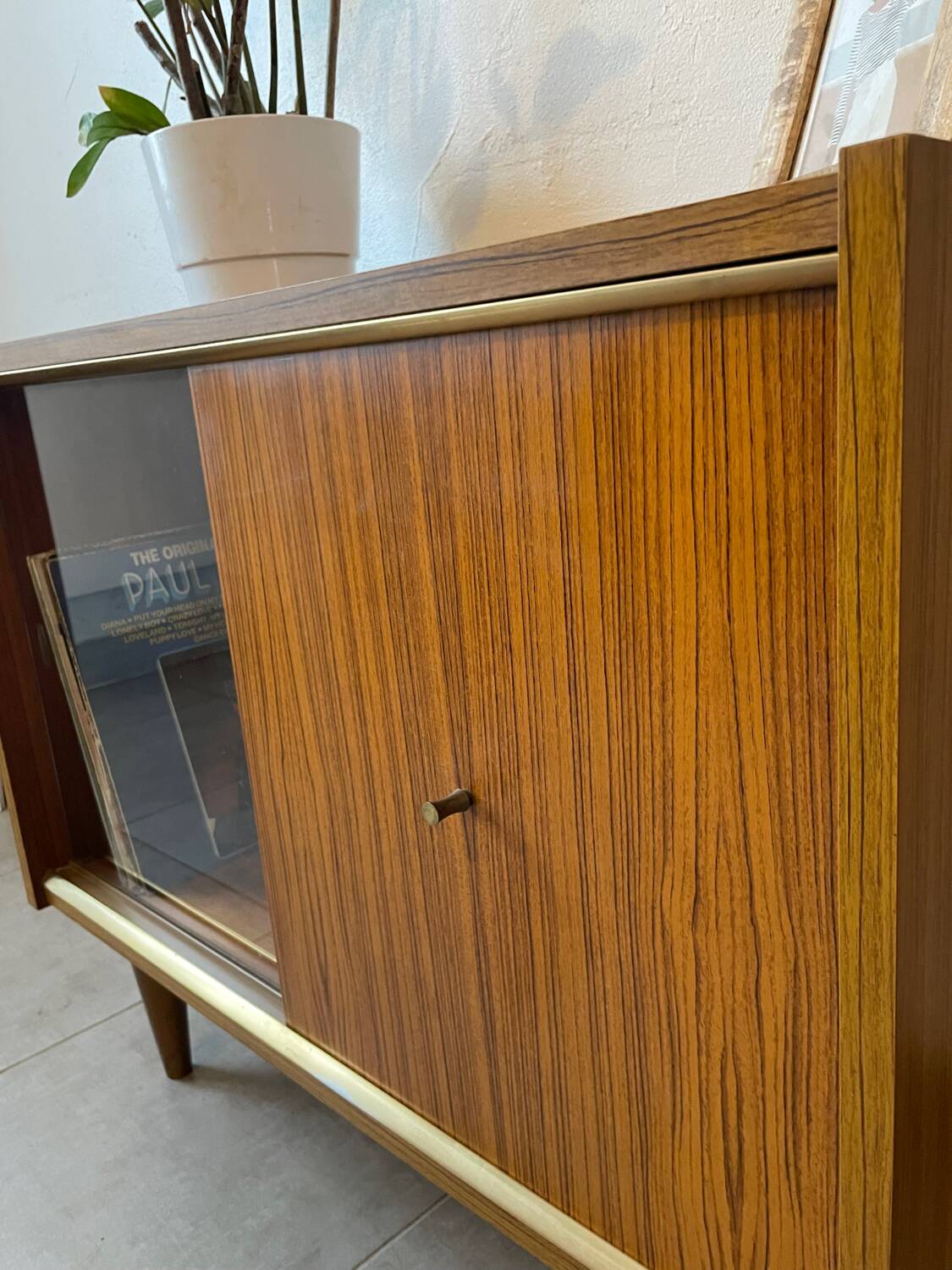 Petite vitrine / meuble tv vintage des années 60