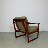 Danish teak easy FD 130 chair by Peter Hvidt & Orla Mølgaard