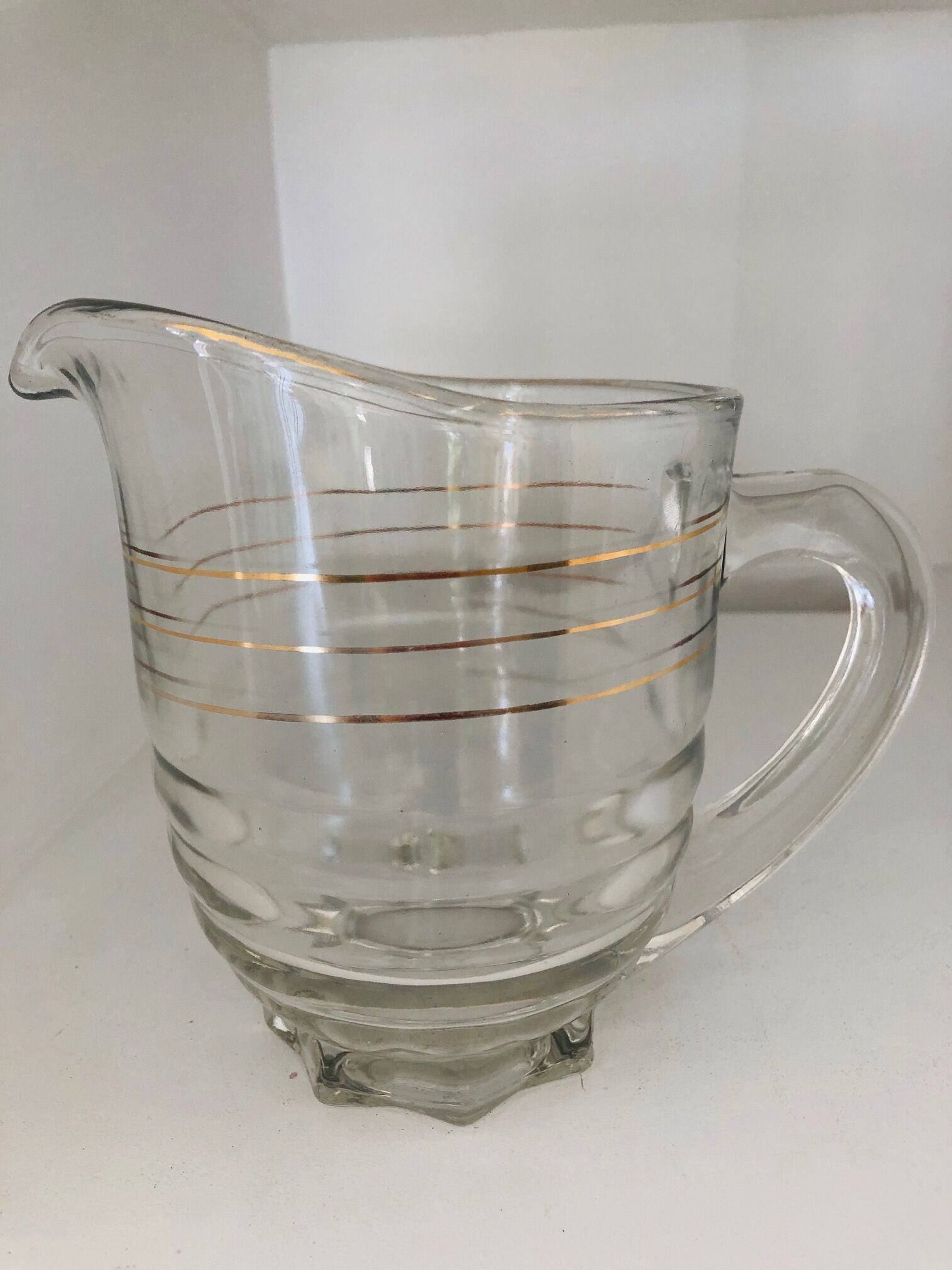 Lot of glasses and carafe year 50