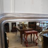Mirror era Louis Philippe restored silver leaf 95x135cm