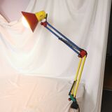 Architect lamp, articulated, multicolor, postmodern, 1980