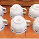 6 octagonal tea cups and saucers porcelain Haviland Limoges