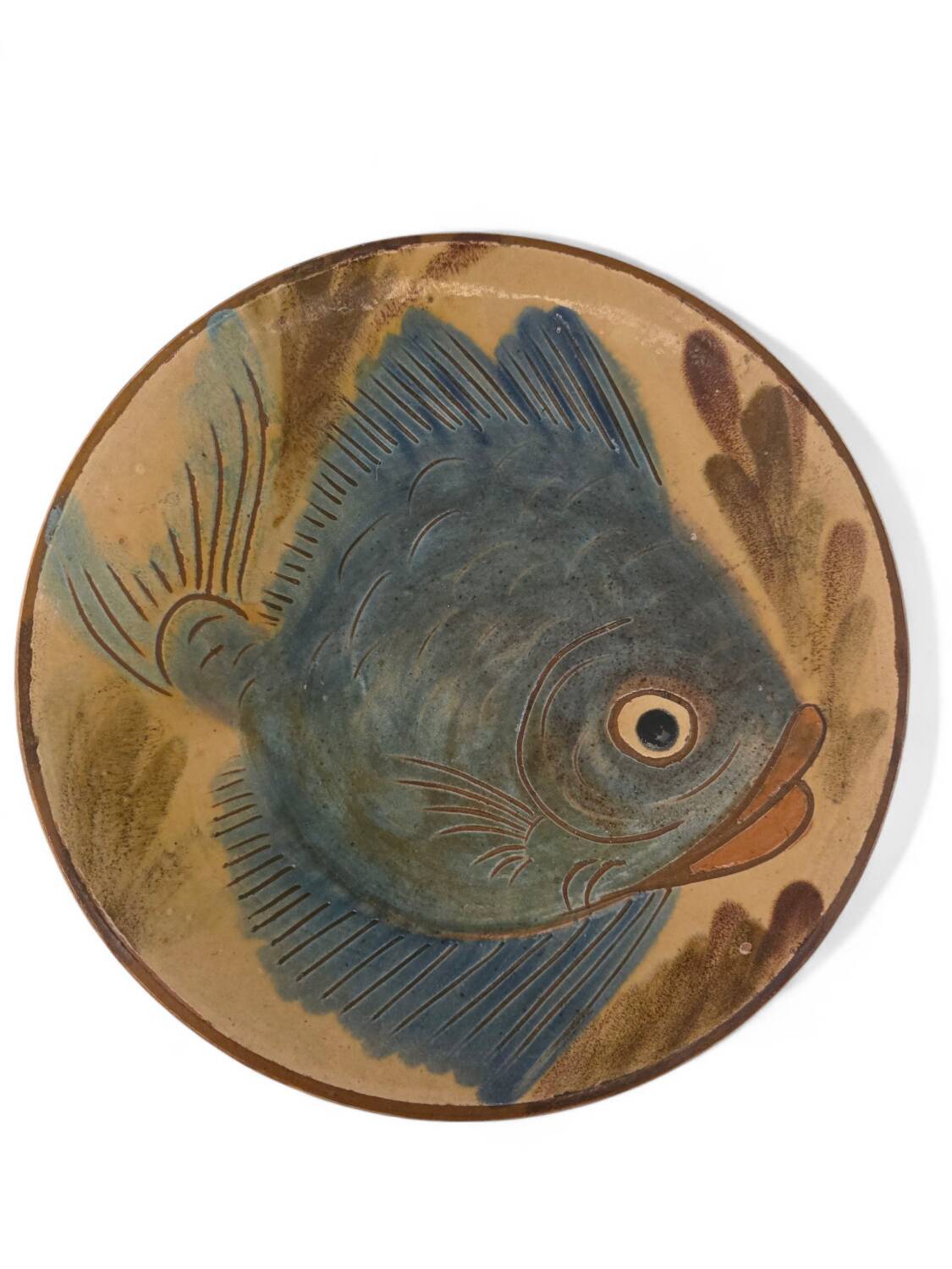 Large vintage ceramic plate - Circa 1970