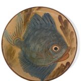 Large vintage ceramic plate - Circa 1970