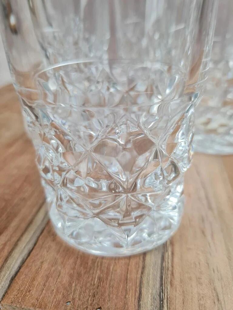 Set of 6 Cristal d’Arques glasses – Sully model – height 14 cm