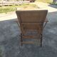 Former rattan and bamboo lounge chair in 1920