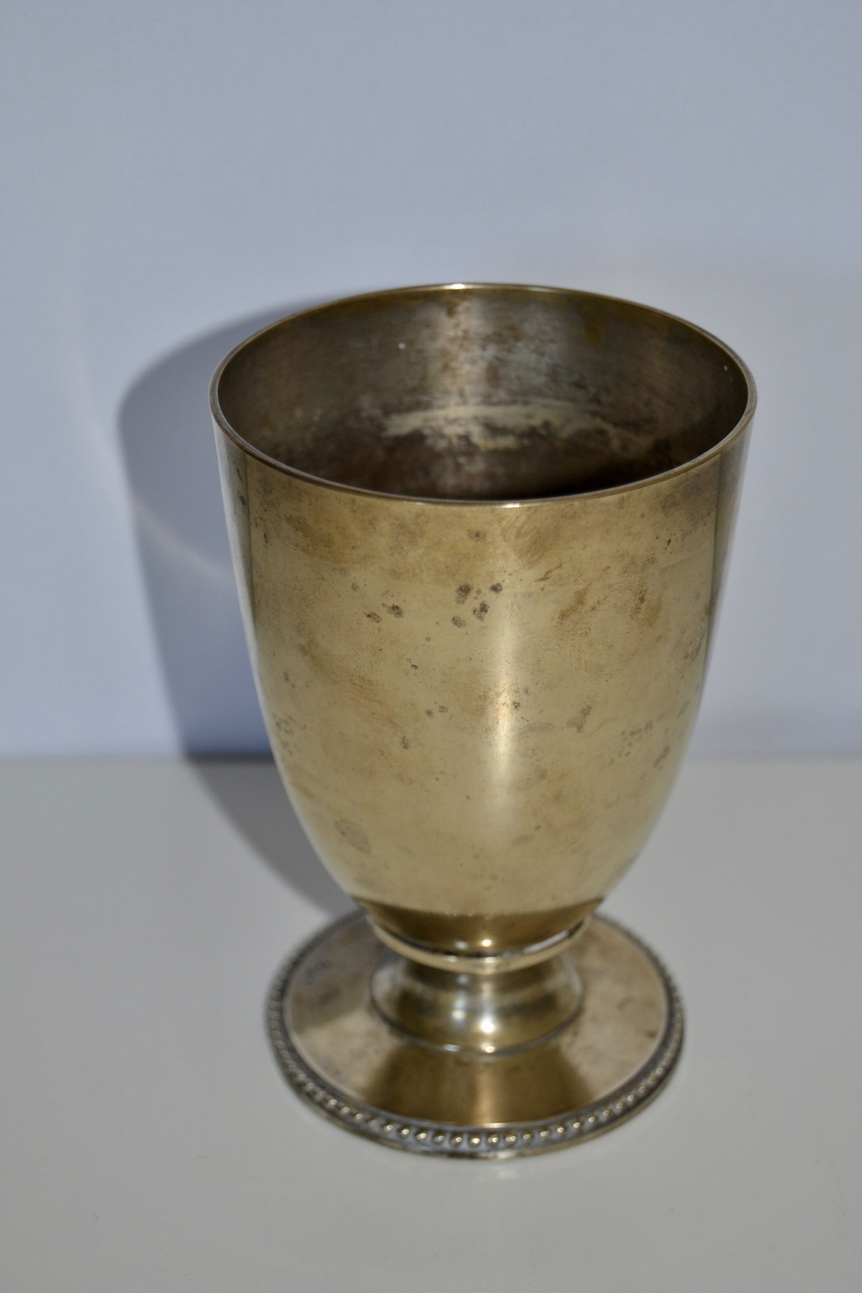 Timbale - cup former silver metal