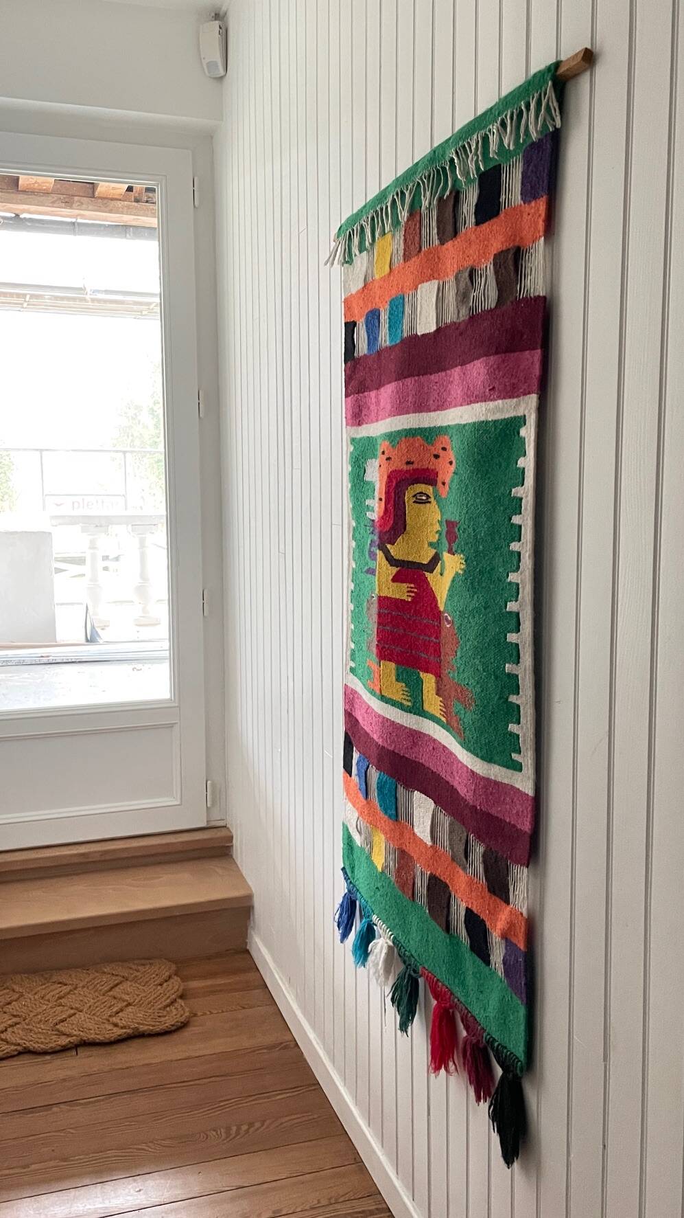 Vintage mexican decorative tapestry