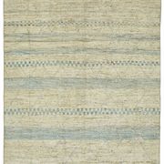 Handwoven Tribal One of a Kind 253 cm x 299 cm Beige Wool Carpet