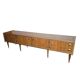 Scandinavian low sideboard from the 60s in teak