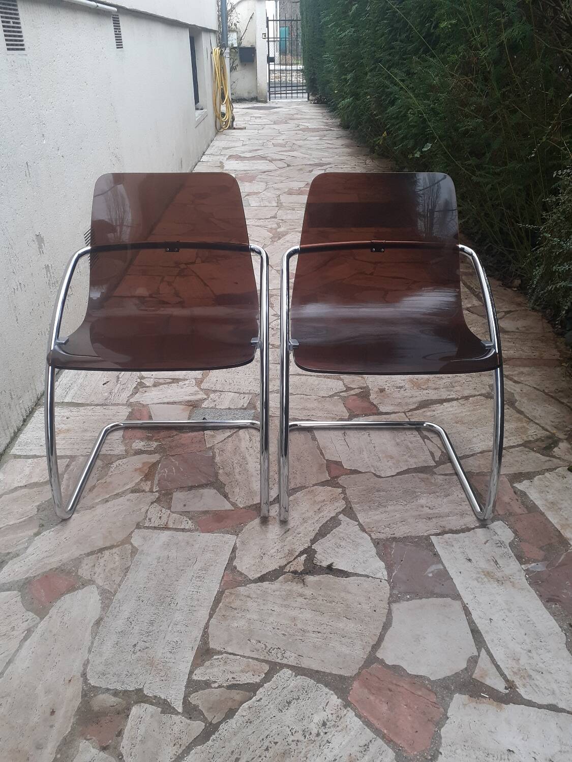 Set of 2 Yves Christin chairs