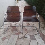 Set of 2 Yves Christin chairs