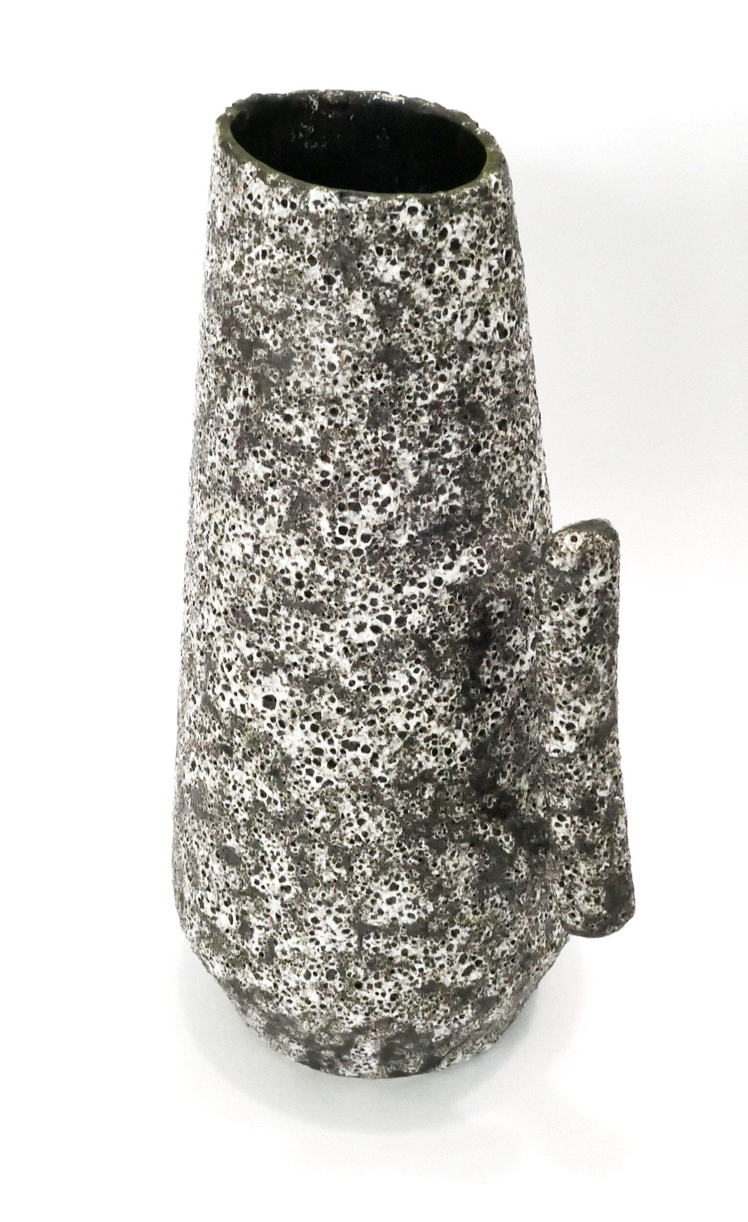 Ceramic vase fat lava jopeko 1960s-70s