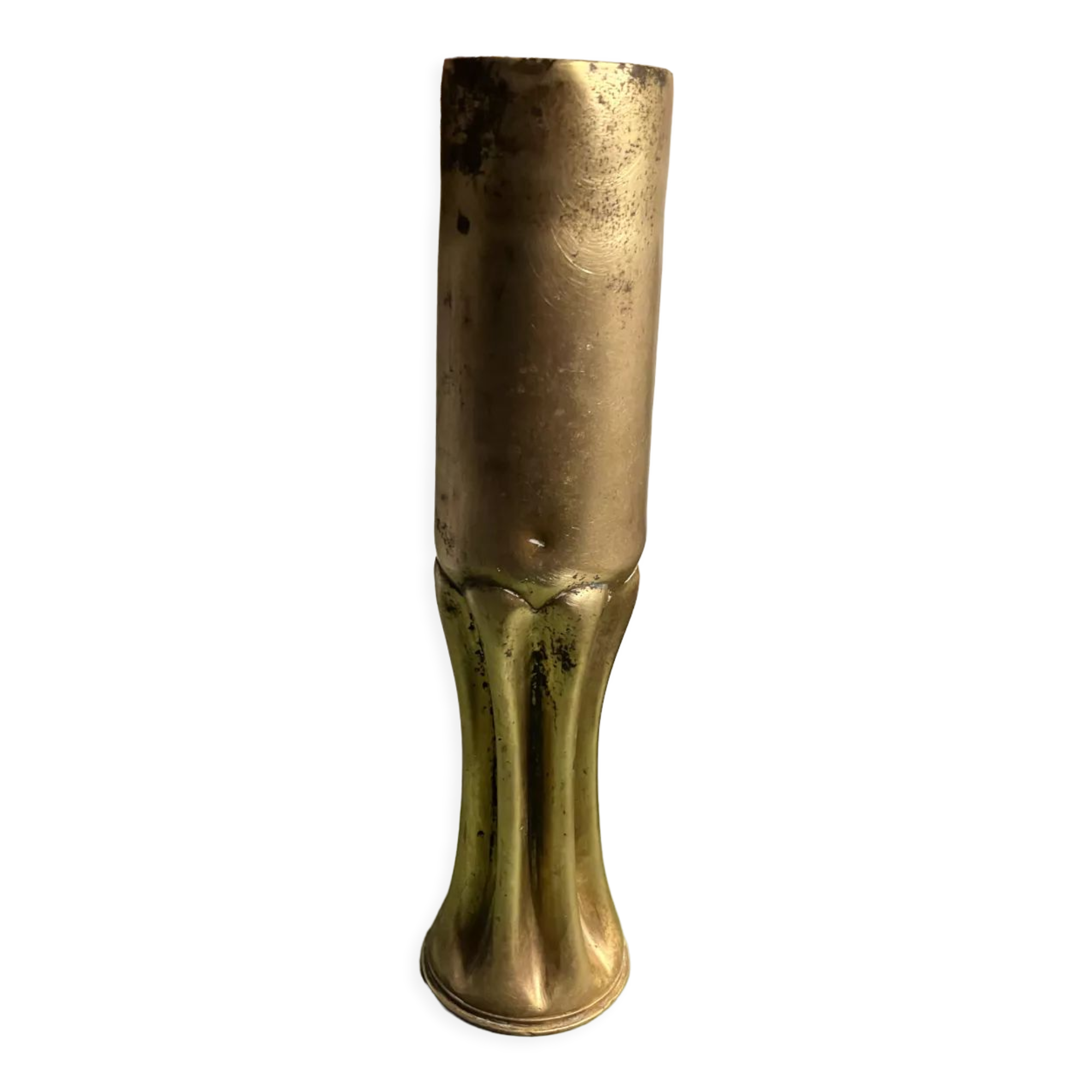 Shell casing vase