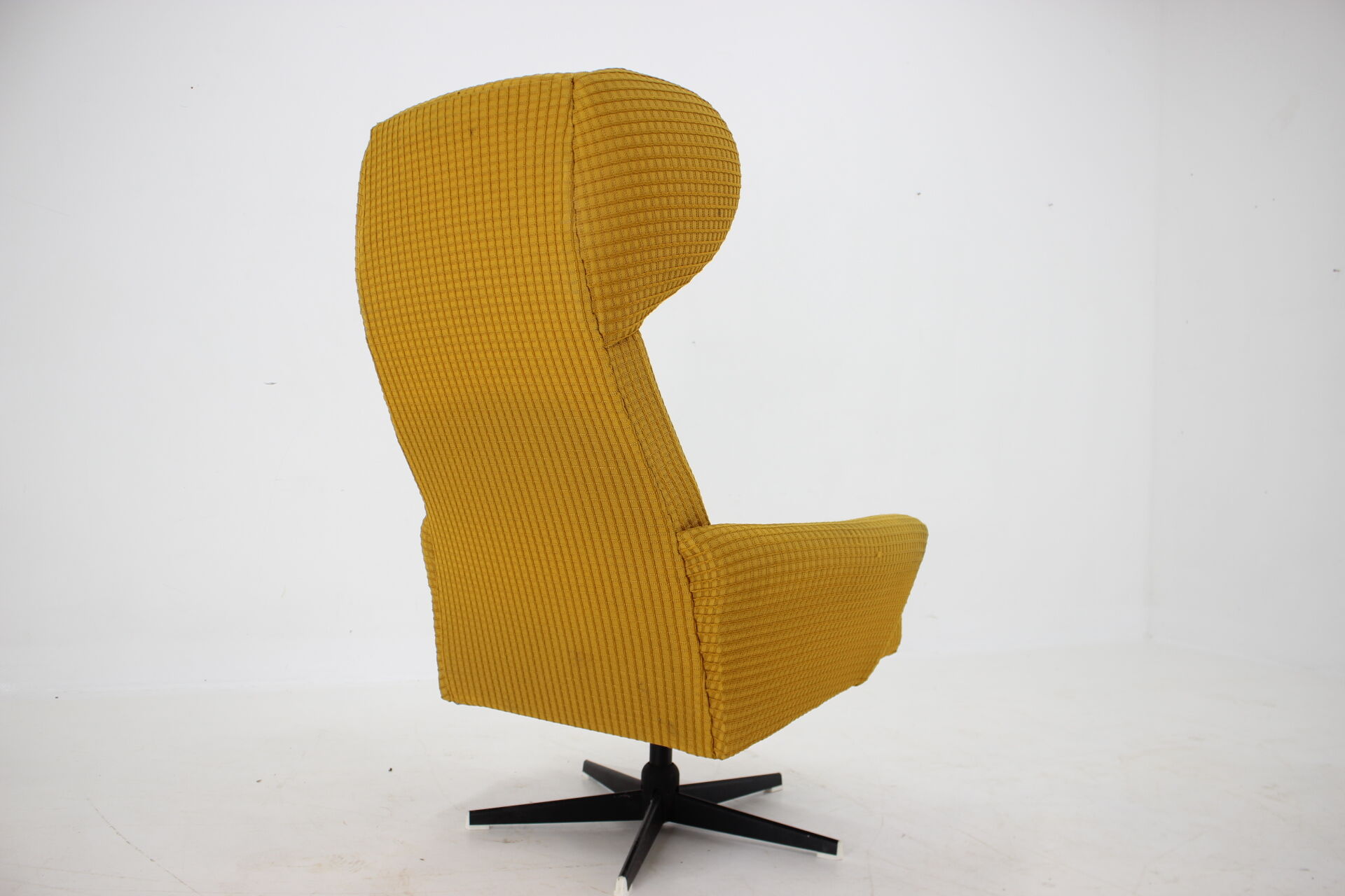 1970s Swivel Wing Chair, Czechoslovakia
