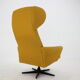 1970s Swivel Wing Chair, Czechoslovakia