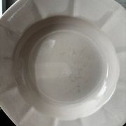 Vintage set of 8 powder pink soup plates Digoin Sarreguemines