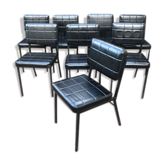 Set of 8 chairs 1950