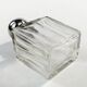 Art Deco hip flask, crystal, France, 1930s