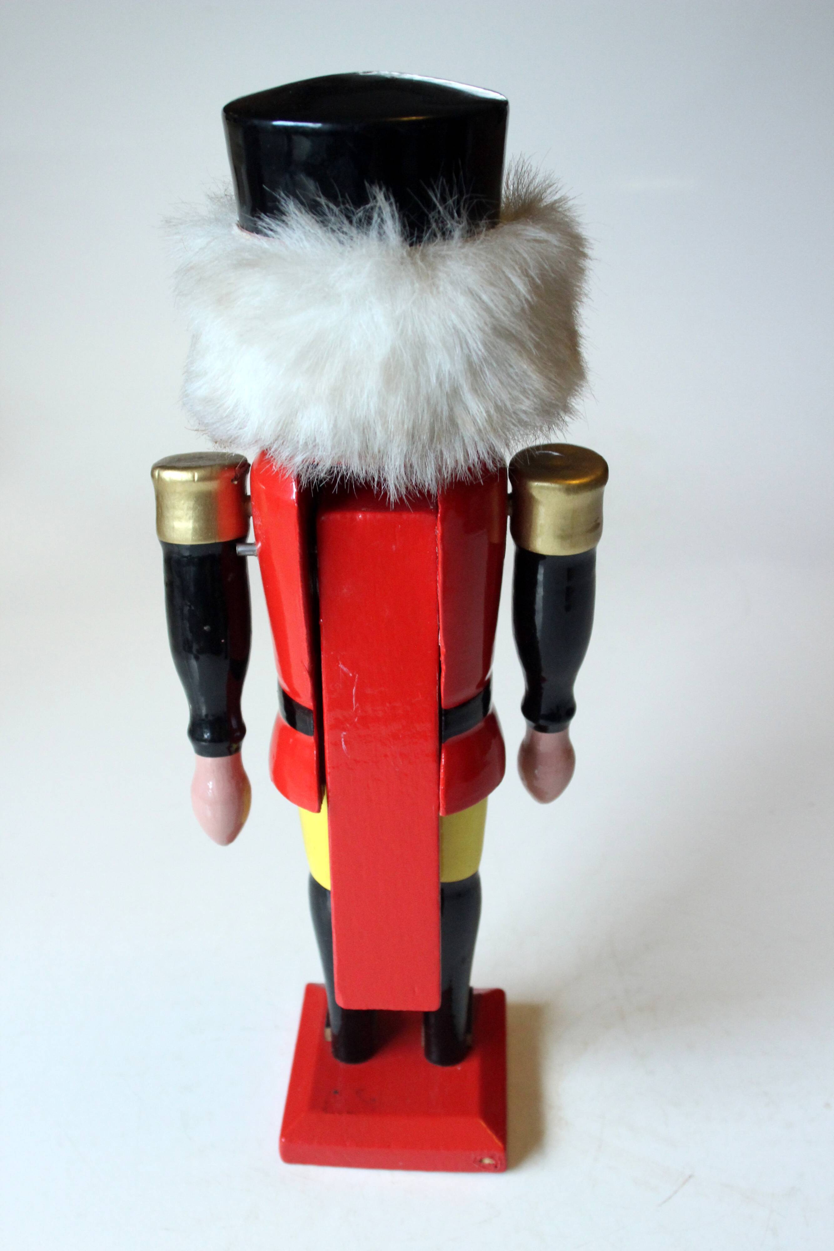 Wooden nutcracker, vintage from the 1970s