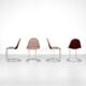 Set of "Maia" chairs by Giotto Stoppino for Bernini, Italy 1970s