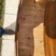 Walnut chest of drawers