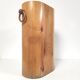 Vintage solid pine umbrella rack
