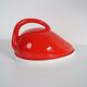 Cheese bell mouse red ceramic design vintage Italy
