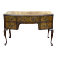 1930s Chippendale Burl Walnut Desk