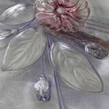 Molded glass fruit bowl