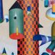 Peinture abstraite franco balleri 2008 huile sur toile