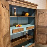 Norman wedding cabinet in raw oak 19th century