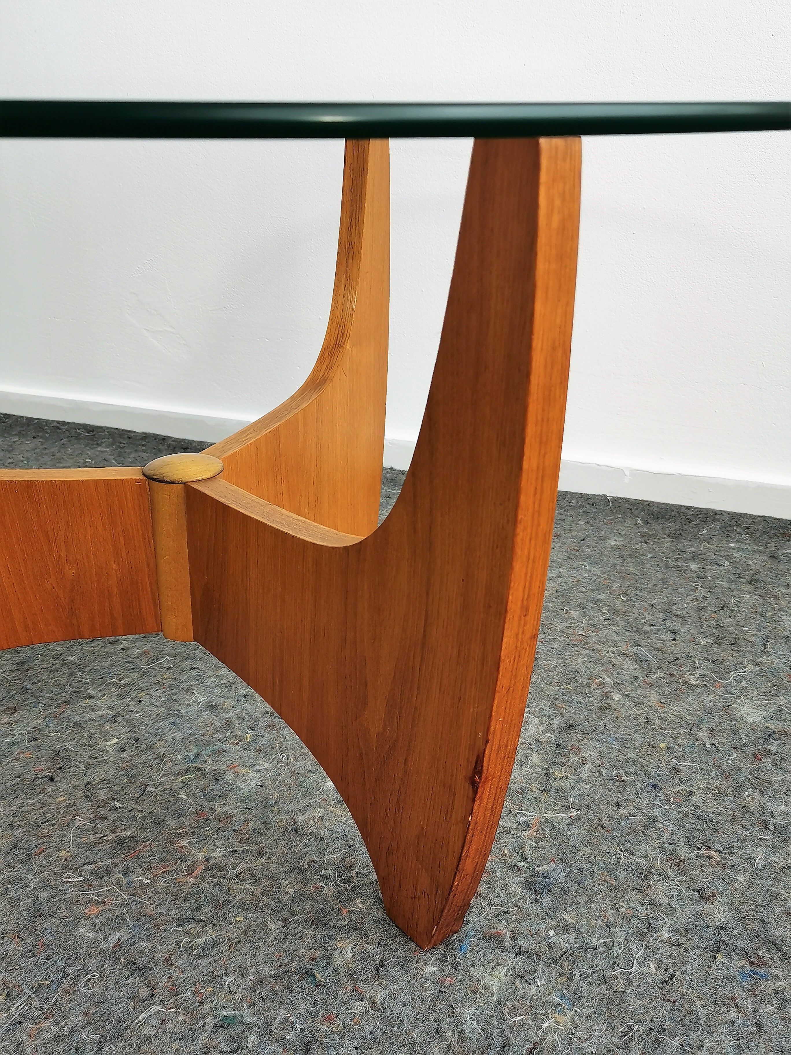 Teak Veneer Coffee Table 1960's