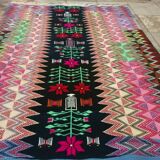 Carpet Berber kilim multicolor handmade 175x135cm