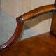 Restored vintage executive chair, leather, oak frame.