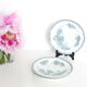 Set of 4 flat plates Terre de Fer, Saint Amand, Daisy