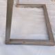 Industrial zigzag shelf in perforated metal