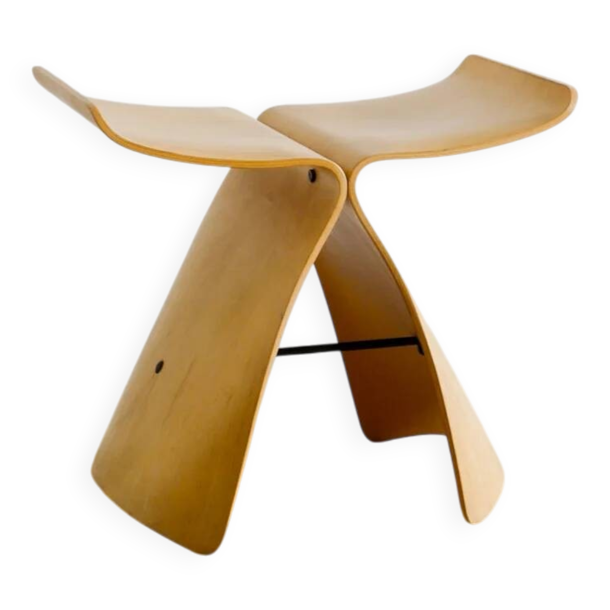 VIntage Butterfly Stool in Plywood by Sori Yanagi Butterfly For Tendo Japan