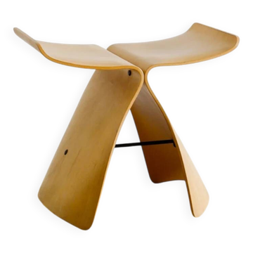 VIntage Butterfly Stool in Plywood by Sori Yanagi Butterfly For Tendo Japan