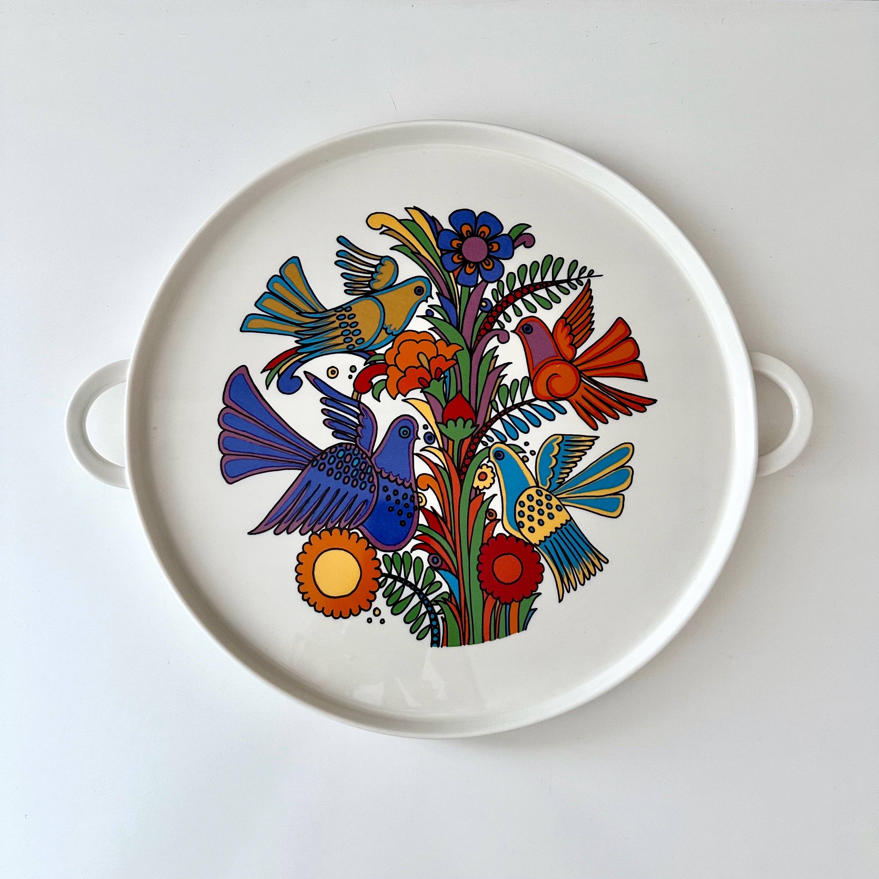 Villeroy & Boch Acapulco cake plate, serving plate with handle
