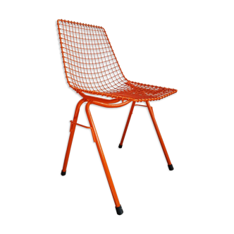 Chaise en acier par Henryk Sztaba pour PSS Spolem 1970s