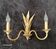 Applique murale Maison Charles palmier bronze