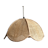 Vintage wicker hanging lamp