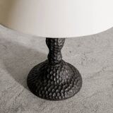 Vintage Danish Mid Century Sculptural Cast Iron Table Desk Lamp, 1940s