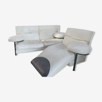 Canapé et fauteuil modèle Arca par Paolo Piva pour B & B Italia